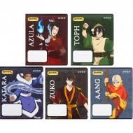 Набір зошитів 18 арк. клітинка Avatar: The Last Airbender 5 шт. KITE