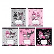 Набор тетрадей 18 лист. клетка Kuromi 5 шт. HK25-236-2/5 KITE