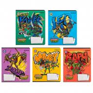 Набір зошитів 18 арк. клітинка Teenage Mutant Ninja Turtles 5 шт. KITE