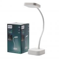 Настольная лампа аккумуляторная Philips Rock DSK211 PT белый 929003241407