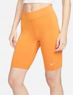 Шорты Nike W NSW ESSNTL MR BIKER SHORT CZ8526-738 р. L желтый