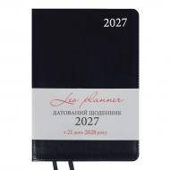 Дневник датированный Aldento интегральный 368 стр. Leo Planner A5 2027 252732 темно-синий