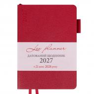 Дневник датированный Binario мягкий 368 стр. Leo Planner A5 2027 252728 бордовый