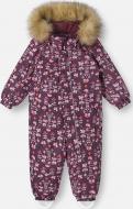 Комбинезон для девочек Reima Lappi р.80 темно-бордовый 5100129A-4962
