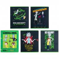 Набор тетрадей 24 лист. линейка Rick and Morty 5 шт. KITE