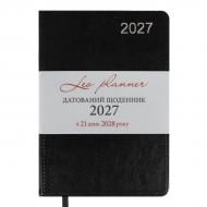 Дневник датированный City твердый 368 стр. Leo Planner A5 2027 252754 черный