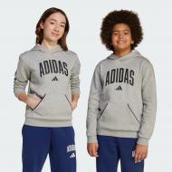 Джемпер Adidas J CLGT OH FL HD JV7336 р.128 серый