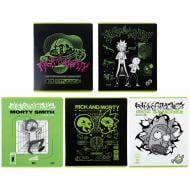 Набір зошитів 48 арк. клітинка Rick and Morty 5 шт. KITE