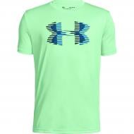 Футболка Under Armour Tech Big Logo Solid Tee 1331687-375 р.M зеленый