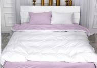 Наволочка велюр Winter Terry 28-0012 Statice 70x70 см белый/лиловый MirSon