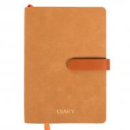 Дневник недатированный Toscana мягкий 320 стр. Leo Planner A5 2027 252773 песочный