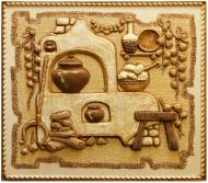 Декор гіпсовий Живий камінь Піч