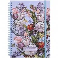 Блокнот Axent А5 80 арк. клітинка OS Spring flow