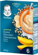 Каша молочна Gerber від 6 місяців швидкорозчинна Вівсяно-пшенична банан-манго 240 г 