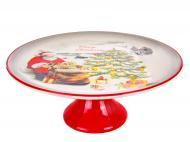 Блюдо для торта Lefard на ножке Санта 858-0024