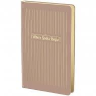 Щотижневик датований Partner Mellow Where goals Begin Axent A5 2027 8528-27-2-A бежевий