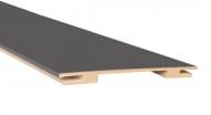 Доборная планка ОМиС универсальная со шпугой 140х10х 2050 мм графит silk matt