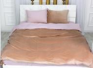 Наволочка велюр Winter Terry 28-0017 Hesperis 60x60 см кремовый/лиловый MirSon