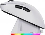 Мышка беспроводная Ajazz AJ179P MC White Charging Dock Wireless/Bluetooth/USB (AJ179P-MC-W)