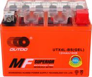 Аккумулятор автомобильный Outdo UTX4L - BS (GEL) 4Ah 110A 12V HCOG-4-1 «+» справа (HCOG-4-1)
