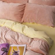 Наволочка велюр Winter Terry 28-0018 Tansy 40x60 см кремовый/светло-желтый MirSon