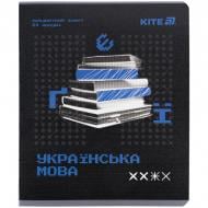 Тетрадь предметная 24 лист. линейка Techno украинский язык KITE