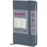 Щотижневик датований Pocket Strong сірий Axent A6 2027 8508-27-62-A сірий