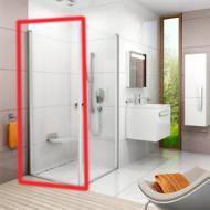 Душевые двери Ravak Chrome CRV1-100 белые TRANSPARENT 1QVA0101Z1