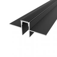Профиль теневого шва АЛЮПРО ПАС-3876 RAL-9005 чёрный матовый 3 м