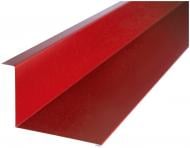 Планка примыкания глянцевая PSM PROFILE RAL 3011 красная 2 м