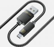 Кабель Luxe Cube Premium USB micro to USB 1 м серый (8886668686167)