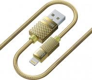 Кабель Luxe Cube Premium Lightning to USB 1 м золотий (8886668686150)