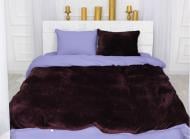 Наволочка велюр Winter Terry 28-0022 Buttercups 40x60 см бордовый/бело-фиолетовый MirSon