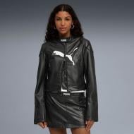 Куртка жіноча Puma FUTURE.PUMA.ARCHIVE Pleather Racer Jacket 63217001 р.L чорна