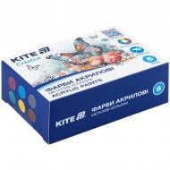 Набор акриловых красок 6 металлических цветов Creative K-273 20 мл KITE
