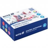 Набор акриловых красок 6 пастельных цветов Creative K-272 20 мл KITE