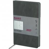 Дневник датированный Partner Soft Cloud серый Axent A5 2027 8837-27-2-A серый