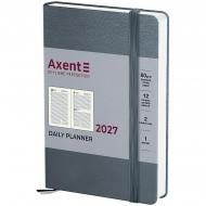 Дневник датированный Strong Axent Pocket A6 2027 8833-27-62-A серый