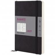 Дневник датированный Partner Soft Skin Axent A5 2027 8810-27-01-A черный