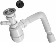 Сифон для кухонной мойки SoloPlast "Кухня-Элит" К-1110 с отводом для бытовой техники