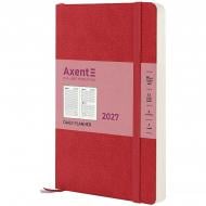 Дневник датированный Partner Soft Skin Axent A5 2027 8810-27-06-A красный