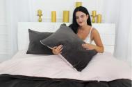 Наволочка велюр Winter Terry 28-0025 Magnolia 50x70 см коричневый/пудровый MirSon