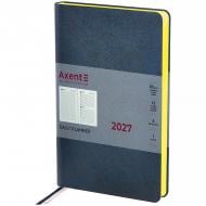 Дневник датированный Partner Soft Muse Axent A5 2027 8827-27-2-A темно-синий