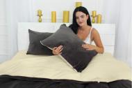 Наволочка велюр Winter Terry 28-0026 Tulip 60x60 см коричневый/светло-желтый MirSon Наволочка велюр Winter Terry 28-0026 Tulip 60x60 см коричневый/светло-желтый MirSon
