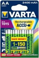 Аккумулятор Varta Varta TOYS ACCU AA 2400 мАч BLI 4 Ni-MH (56786101404) AA (пальчиковые) 4 шт. (56786101404)