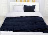 Наволочка велюр Winter Terry 28-0027 Dahlia 45x45 см синий/белый MirSon