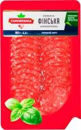 Колбаса Самобранка Финская с/у 1сорт. 80г нарезка