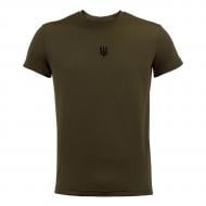 Футболка мужская LOGOS из COOLMAX с вышивкой черный герб 04-09-00-0104 р.4XL olive