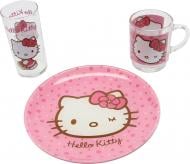 Набір дитячого посуду Luminarc Disney Hello Kitty Pink 3 шт H5483