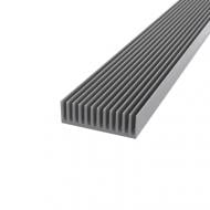 Профиль 122х38 мм 1 м алюминий/серебро Профиль 122х38 мм 1 м алюминий/серебро